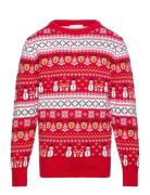 The Reinstyle Sweater Red Kids Tops Knitwear Pullovers Red Christmas Sweats