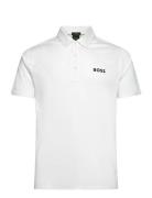 Patteo Mb 17 Sport Men Sport Clothing Sport Tops Sport Polos Sport Short-sleeved Polos White BOSS