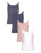 Tngirls Basic Strap Top Multi Pack Tops T-shirts Sleeveless White The New