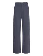 Milano Straight Pants Bottoms Trousers Straight Leg Navy Calvin Klein Jeans