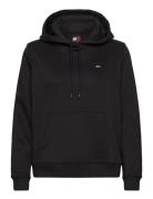 Tjw Reg S Flag Hoodie Tops Sweatshirts & Hoodies Hoodies Black Tommy Jeans