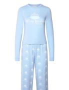 Pillow Princess Ls Pyjama Set Powder Blue Pyjamas Nattøj Blue Juicy Couture