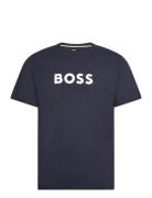 T-Shirt Rn Tops T-Kortærmet Skjorte Navy BOSS