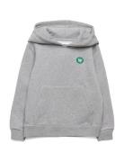 Izzy Kids Hoodie Tops Sweatshirts & Hoodies Hoodies Grey Double A By Wood Wood