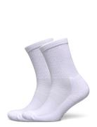 Core Tennis Crew Socks 2-Pack Lingerie Socks Regular Socks White Organic Basics