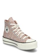 Chuck Taylor All Star Lift Shoes Sneakers Canva Sneakers Beige Converse