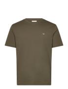 Printed Archive Shield Tshirt Tops T-Kortærmet Skjorte Green GANT