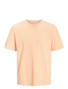 Jjeorganic Basic Tee Ss O-Neck Noos Tops T-Kortærmet Skjorte Orange Jack & J S