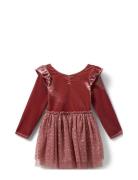 Estellesk Gym Suit Dresses & Skirts Dresses Casual Dresses Long-sleeved Casual Dresses Red Sofie Schnoor Baby And Kids