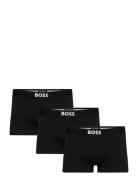 Trunk 3P Boss Boxershorts Black BOSS