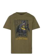 Lwtano 600 - T-Shirt S/S Tops T-Kortærmet Skjorte Khaki Green LEGO Kidswear