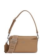 Ck Must Conv Camera Bag_Caviar Bags Small Shoulder Bags-crossbody Bags Beige Calvin Klein