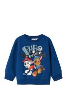 Nmmday Pawpatrol Nreg Swea Bru Noos Cplg Tops Sweatshirts & Hoodies Sweatshirts Blue Name It