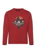 Lwtano 708 - T-Shirt L/S Tops T-shirts Long-sleeved T-Skjorte Red LEGO Kidswear