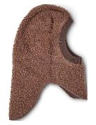 Balaclava Bouclé Merino Wool Accessories Headwear Balaclava Brown Smallstuff