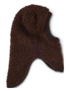 Balaclava Bouclé Merino Wool Accessories Headwear Balaclava Brown Smallstuff