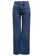 Onljuicy Life Hw Wide Pocket Dnm 521Noos Bottoms Jeans Wide Blue ONLY