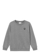 Nkmvimo Ls Sweat Bru Noos Tops Sweatshirts & Hoodies Sweatshirts Grey Name It