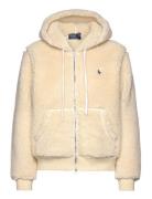 Hi Pile Fleece-Lsl-Fuz Tops Sweatshirts & Hoodies Hoodies Cream Polo Ralph Lauren