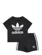 Short Tee Set Sets Sets With Short-sleeved T-shirt Black Adidas Originals