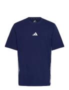 M 3S Sj T Sport Men Sports Clothes Sport Tops Sport T-Skjorte Navy Adidas Sportswear