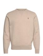 Double-Knit Sweatshirt Tops Sweatshirts & Hoodies Sweatshirts Beige Polo Ralph Lauren