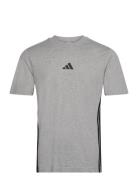 M 3S Sj T Sport Men Sports Clothes Sport Tops Sport T-Skjorte Grey Adidas Sportswear