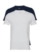 Slim 2Pk Crewneck 1 2 Pack Sli Tops T-Kortærmet Skjorte White LEVI´S Men