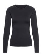 Hmltif Seamless T-Shirt L/S Sport Women Sport Clothing Sports Tops & T-shirts Sport Long Sleeve Tops Black Hummel