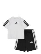 Lk 3S T-Set 160 Sets Sets With Short-sleeved T-shirt White Adidas Sportswear