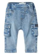 Nbmben Baggy Cargo Jeans 2727-Yb Noos Bottoms Jeans Loose Jeans Blue Name It