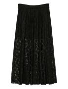 Vmnelda Hw Long Lace Skirt Jrs Exp Skirts Maxi Skirts Black Vero Moda