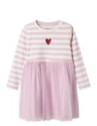 Nmftaia Ls Dress Dresses & Skirts Dresses Casual Dresses Long-sleeved Casual Dresses Pink Name It