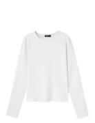 Nlfdinci Ls Short S Top Noos Tops T-shirts Long-sleeved T-Skjorte White LMTD