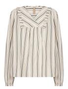 Sc-Olta Tops Blouses Long-sleeved Cream Soyaconcept