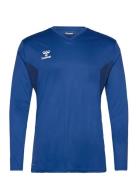 Hmlauthentic Pl Jersey L/S Sport Men Sport Clothing Sport Tops Sport Long Sleeved Tops Blue Hummel