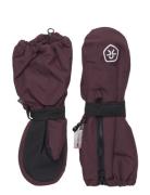 Mittens Long W. Zipper Accessories Gloves & Mittens Gloves Burgundy Color Kids