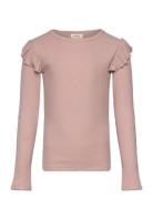 Nmfraja Sao Ls Slim Top Lil Tops T-shirts Long-sleeved T-Skjorte Pink Lil'Atelier