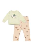 Set Sweatshirt Leggings Front Sets Sweatsuits Beige Lindex