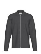 Slhemanuel Soft Full Zip Sweat Noos Tops Sweatshirts & Hoodies Sweatshirts Grey Selected Homme