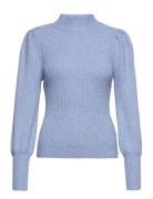 Onlkatia L/S Highneck Pullover Knt Noos Tops Knitwear Jumpers Blue ONLY