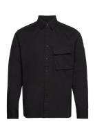 Scale Shirt Dark Ink Designers Shirts Casual Black Belstaff