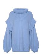 Cmandrea-Pullover Tops Knitwear Jumpers Blue Copenhagen Muse