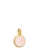 Prime Pendant - Gold/Milky Rose Halskæde Hængesmykke Pink Julie Sandlau