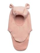 Balaclava Ears Cotton Fleece Accessories Headwear Balaclava Pink Huttelihut