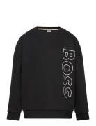 Sweatshirt Tops Sweatshirts & Hoodies Sweatshirts Black BOSS