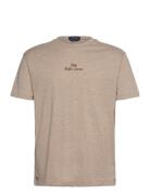 Classic Fit Logo Jersey T-Shirt Tops T-Kortærmet Skjorte Beige Polo Ralph Lauren