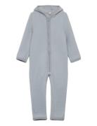 Pram Suit Wool Fleece  Outerwear Fleece Outerwear Fleece Suits Blue Huttelihut