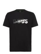 Tee 8 Sport Men Sports Clothes Sport Tops Sport T-Skjorte Black BOSS