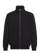 Essential Logo Track Top Tops Sweatshirts & Hoodies Sweatshirts Black Superdry